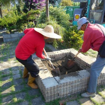 花圃填土