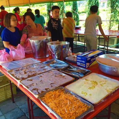 享用豐盛午餐